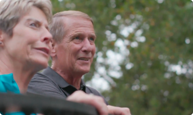 John, a husband, father, and passionate golfer, shares his experience with OPDIVO® (nivolumab) for previously treated NSCLC.