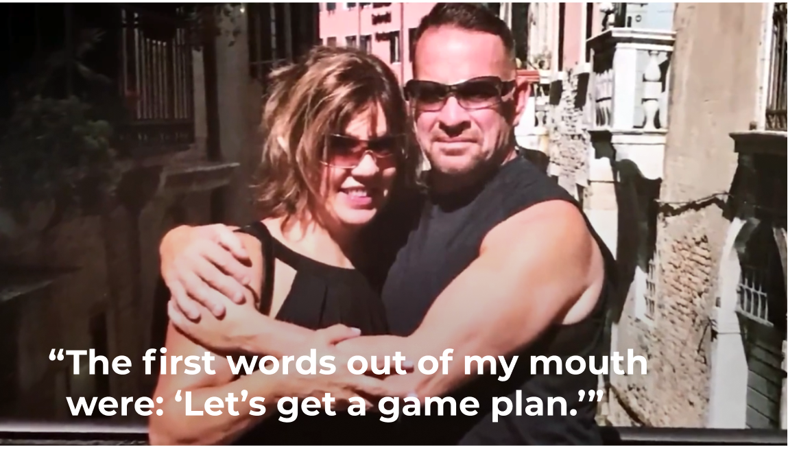 Rob, a husband and father of two, discusses his experience with OPDIVO® (nivolumab) + chemotherapy for advanced esophageal cancer.