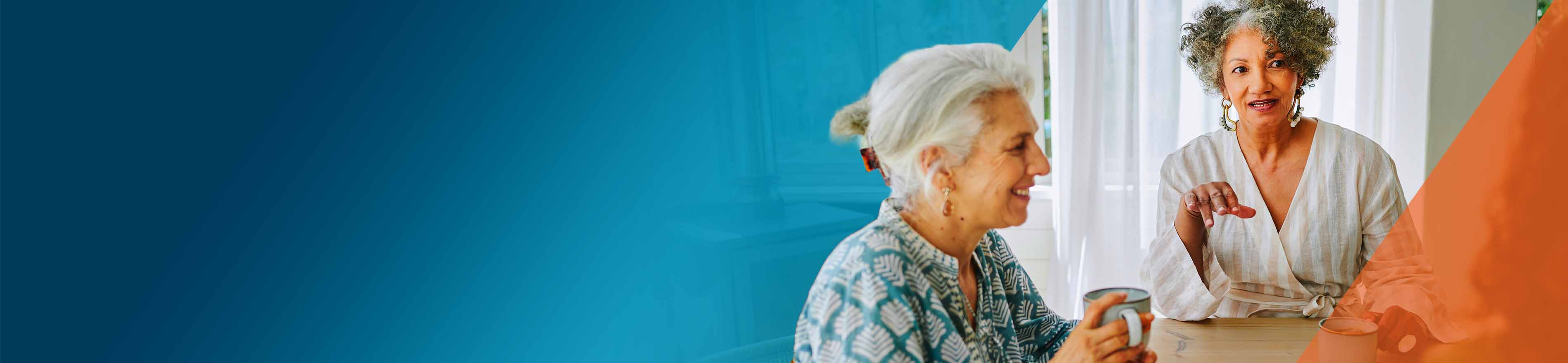Potential OPDIVO® (nivolumab) user chatting with her friend.